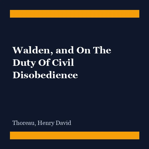 Walden cover